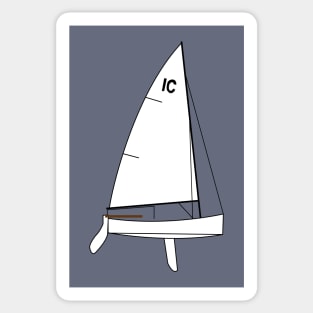 Interclub Dinghy Sailboat Sticker